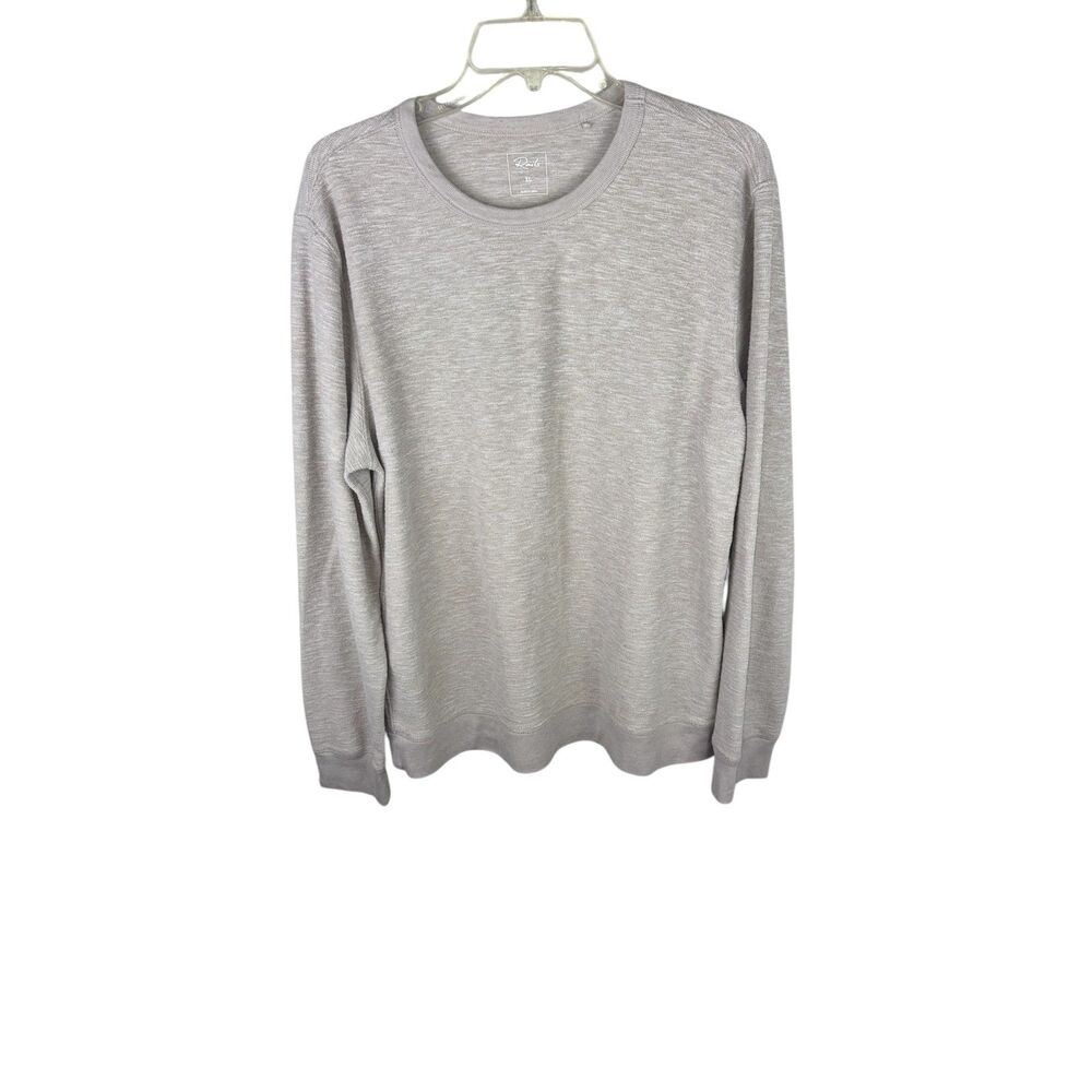 Rails Mens Crewneck Sweatshirt Beige Pullover Size XL
